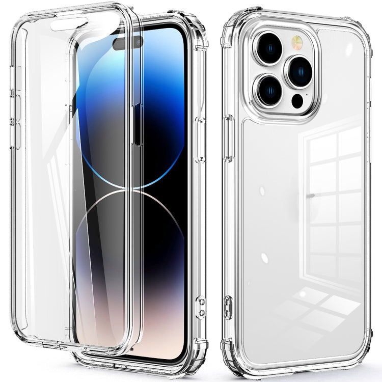 360 Full Body Clear Four Corner Airbags Phone Case, For iPhone 14 Pro, For iPhone 14 Pro Max
