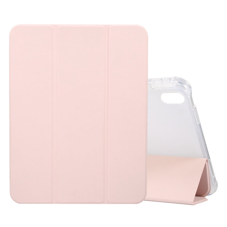 3-folding Electric Pressed Skin Texture Leather Tablet Case, For iPad 10th Gen 10.9 2022