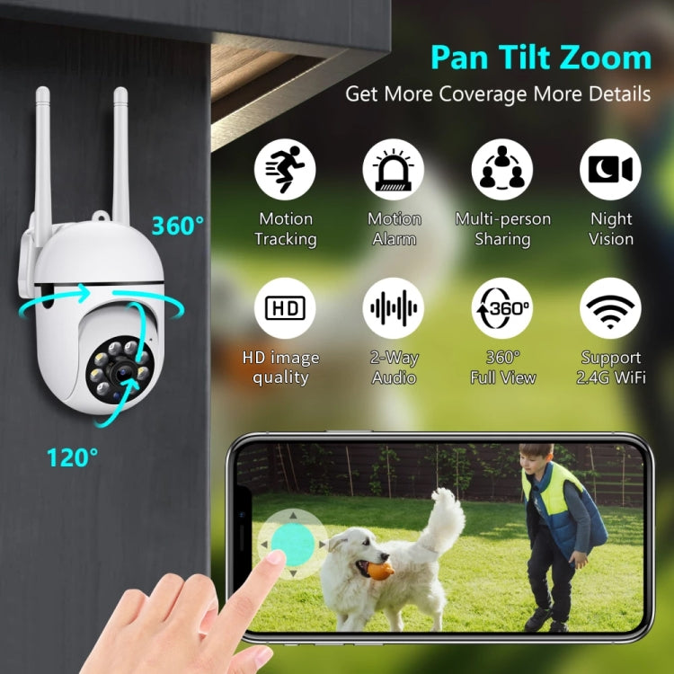 A7 1080P HD Wireless WiFi Smart Surveillance Camera Support Night Vision / Two Way Audio, without Memory, with 16G Memory, with 32G Memory