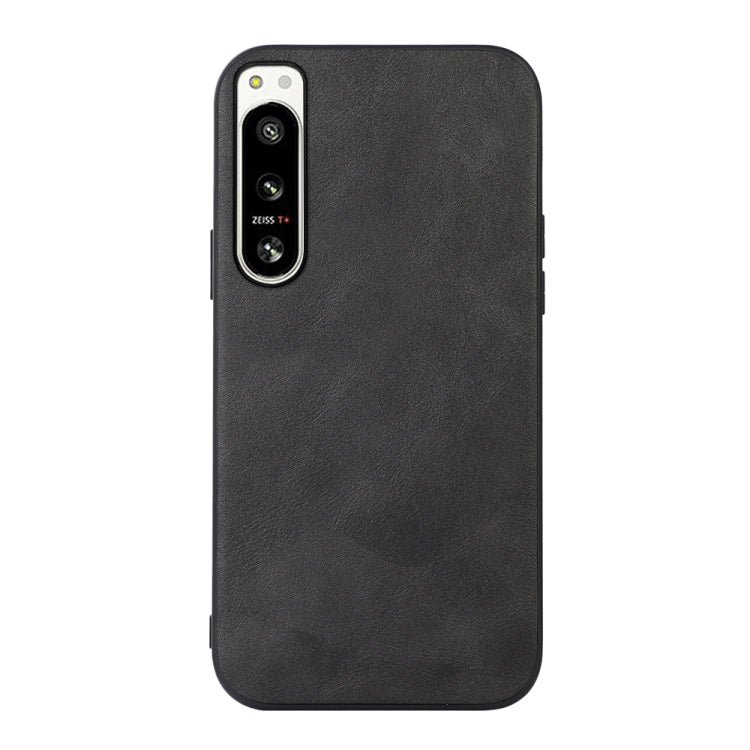 Cowhide Texture PU Phone Case, For Sony Xperia 5 IV