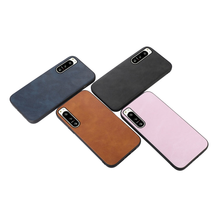 Cowhide Texture PU Phone Case, For Sony Xperia 5 IV