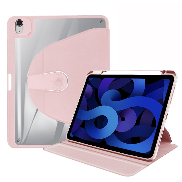 Acrylic 360 Degree Rotation Holder Tablet Leather Case, For iPad Pro 12.9 2022 / 2021 / 2020 / 2018, For iPad Pro 11 2022/2021/2020/2018 / Air5 2022/Air4 2020, For iPad Air 2019 / iPad Pro 10.5, For iPad 10.2 2019 / 2020 / 2021