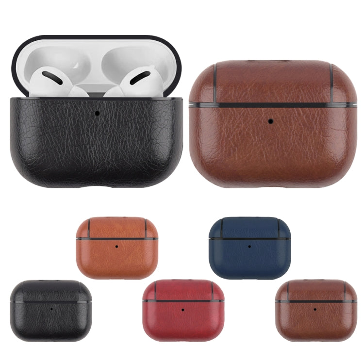 Wireless Earphone Leather Shockproof Protective Case, For AirPods Pro 2