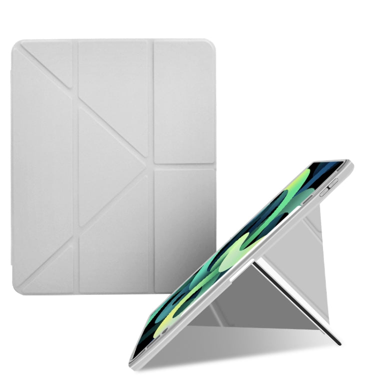Acrylic 2 in 1 Y-fold Smart Leather Tablet Case