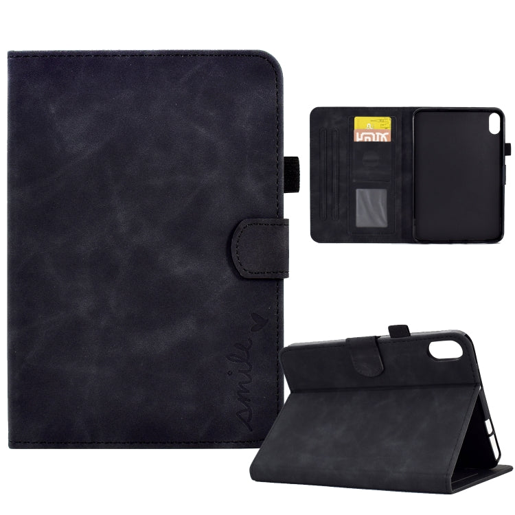 Embossed Smile Flip Tablet Leather Smart Case, For iPad 10th Gen 10.9 2022