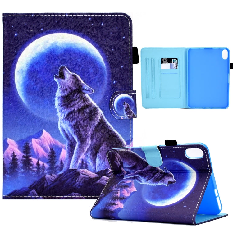 Colored Drawing Stitching Smart Leather Tablet Case, For iPad 10th Gen 10.9 2022