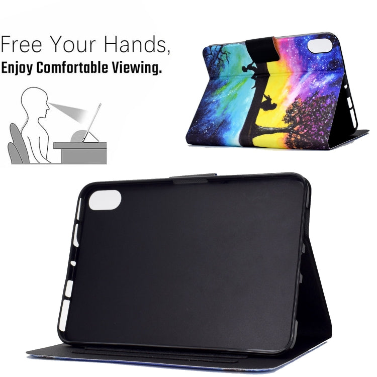 Electric Pressed Colored Drawing Smart Leather Tablet Case, For iPad 10th Gen 10.9 2022