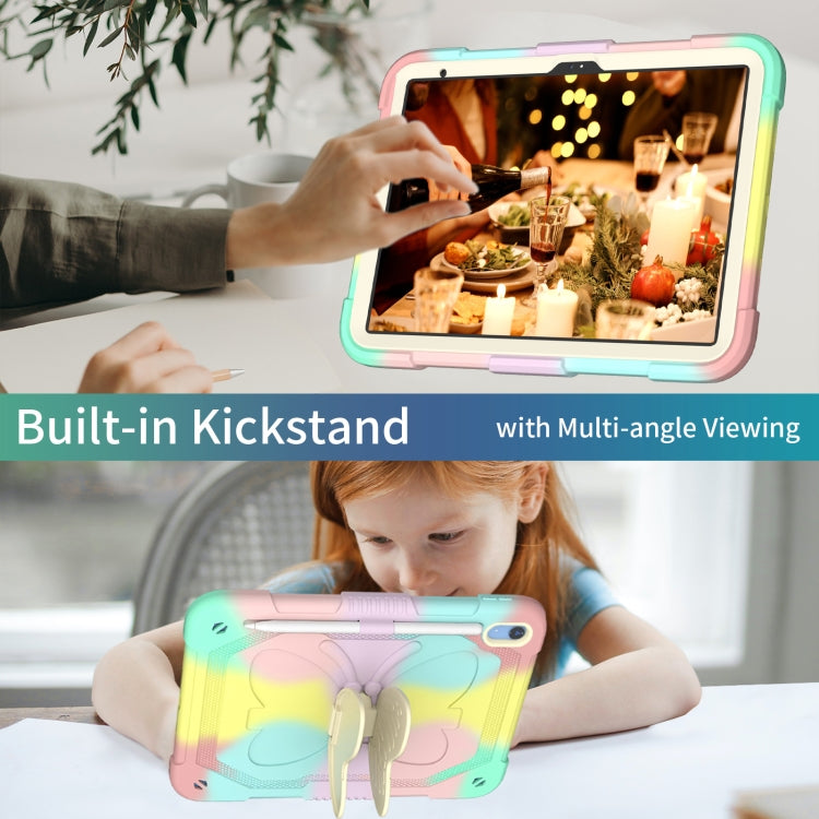 Butterfly Kickstand Heavy Duty Hard Rugged Tablet Case, For iPad 10th Gen 10.9 2022