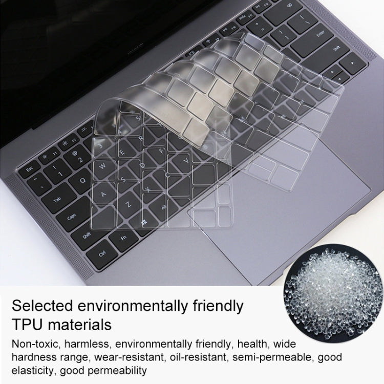 Transparent and Dustproof TPU Laptop Keyboard Protective Film, For Huawei MateBook X Pro, For Huawei MateBook 14 inch, For Huawei MateBook D 14 inch, For Huawei MateBook D 15.6 inch