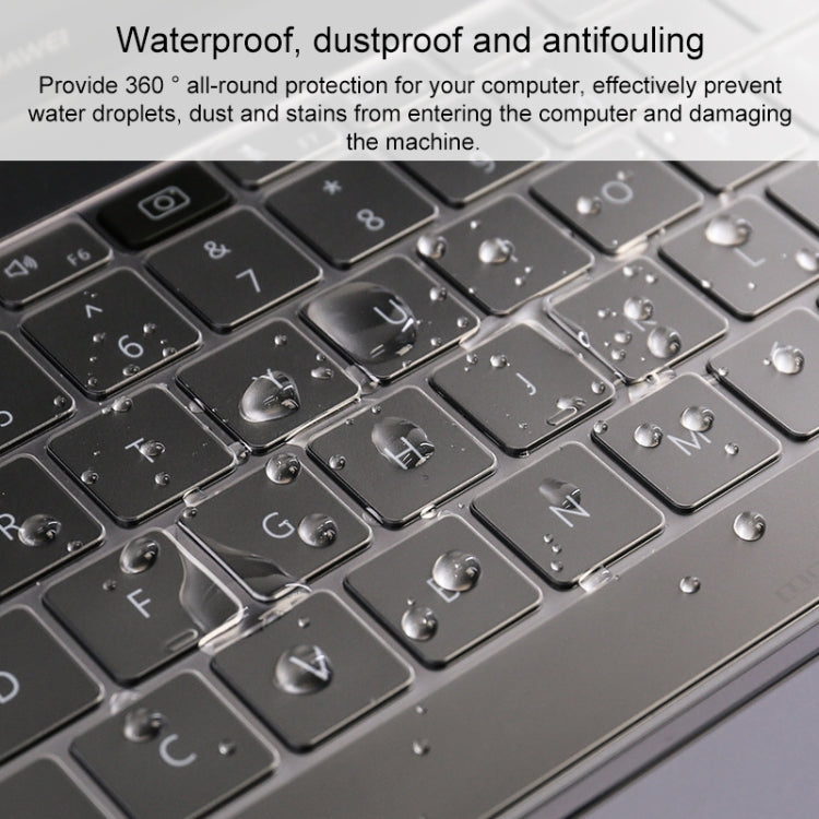 Transparent and Dustproof TPU Laptop Keyboard Protective Film, For Huawei MateBook X Pro, For Huawei MateBook 14 inch, For Huawei MateBook D 14 inch, For Huawei MateBook D 15.6 inch