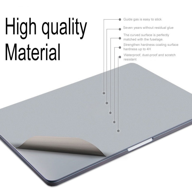 4 in 1 Upper Cover Film + Bottom Cover Film + Full-support Film + Touchpad Film Laptop Body Protective Film Sticker, For 13.3 inch A1278, For Pro 15.4 inch A1286, For Air 13.3 inch A1932, For Pro 16 inch A2141, For Air 13.3 inch A2179