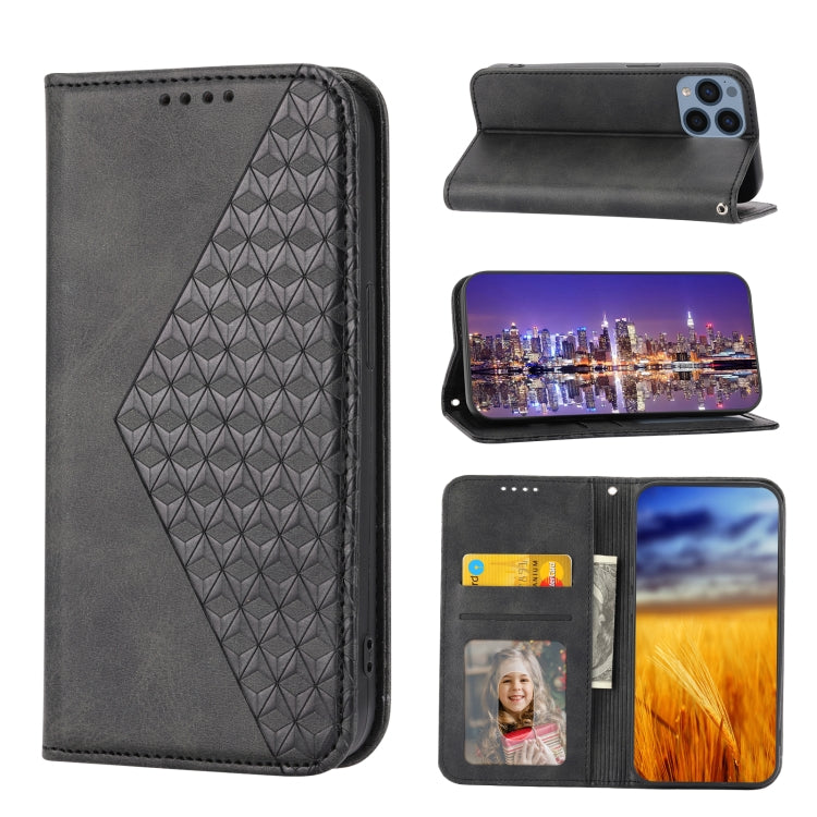 Cubic Grid Calf Texture Magnetic Leather Phone Case, For Sony Xperia 5 IV, For OPPO A17 4G, For Samsung Galaxy S23 5G, For Samsung Galaxy S23+ 5G, For Samsung Galaxy S23 Ultra 5G