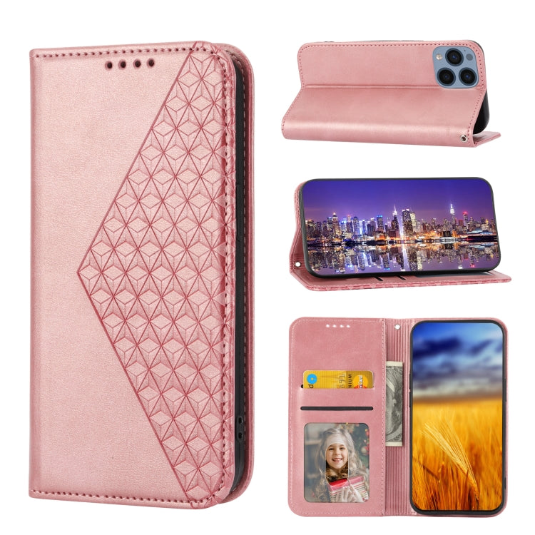 Cubic Grid Calf Texture Magnetic Leather Phone Case, For Sony Xperia 5 IV, For OPPO A17 4G, For Samsung Galaxy S23 5G, For Samsung Galaxy S23+ 5G, For Samsung Galaxy S23 Ultra 5G