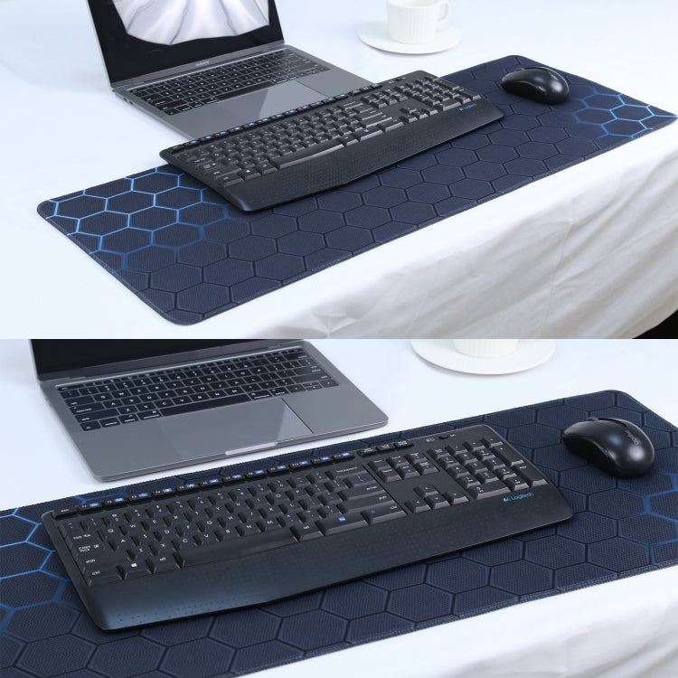 Anti-Slip Rubber Cloth Surface Game Mouse Mat Keyboard Pad, 80 x 30 x 0.2cm, 90 x 40 x 0.2cm