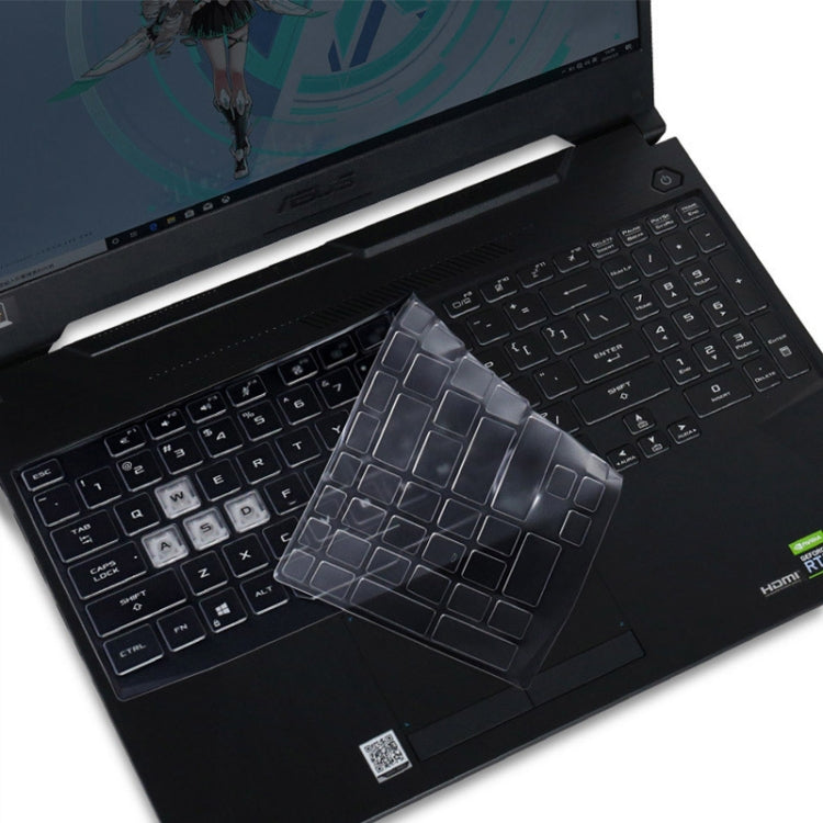 Transparent and Dustproof TPU Laptop Keyboard Protective Film, For Asus FA506IU 15.6 inch, For Asus FA706IU 17.3 inch