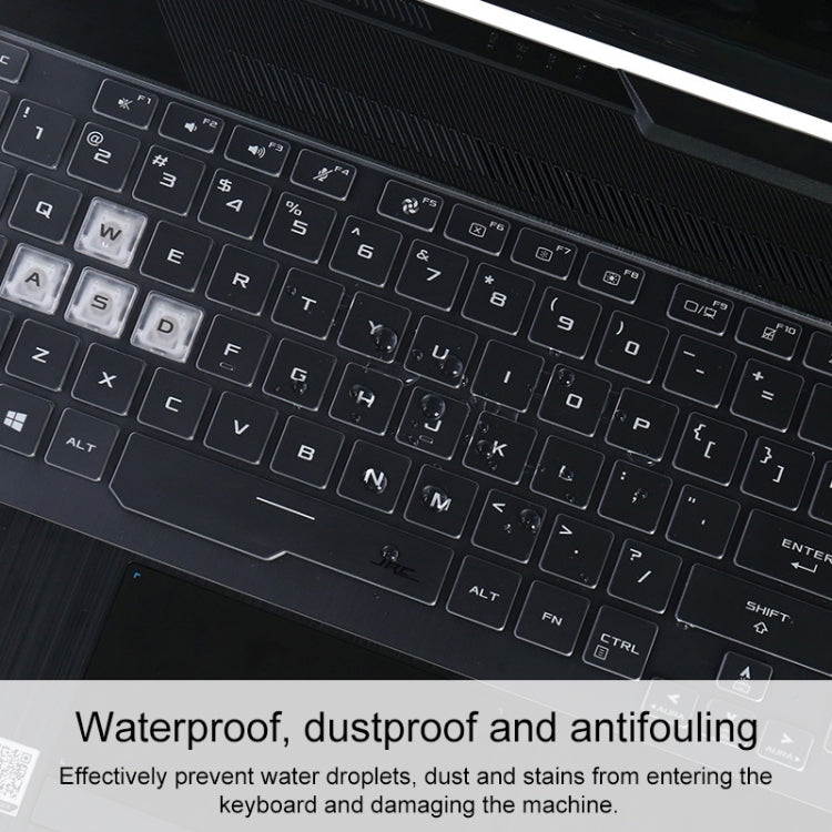 Transparent and Dustproof TPU Laptop Keyboard Protective Film, For Asus FA506IU 15.6 inch, For Asus FA706IU 17.3 inch