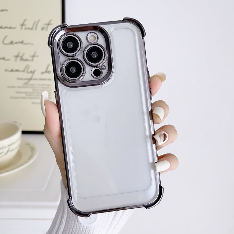 Electroplating Four-corner Shockproof Space Phone Case, For iPhone 15 Pro Max, For iPhone 15 Pro, For iPhone 15 Plus, For iPhone 15