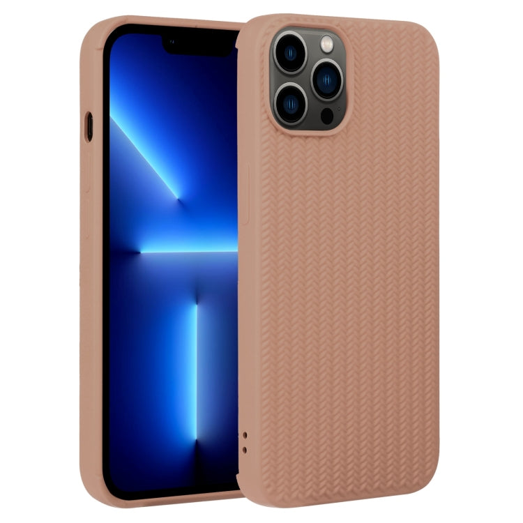 Weave Texture Silicone Phone Case, For iPhone 13, For iPhone 13 Pro