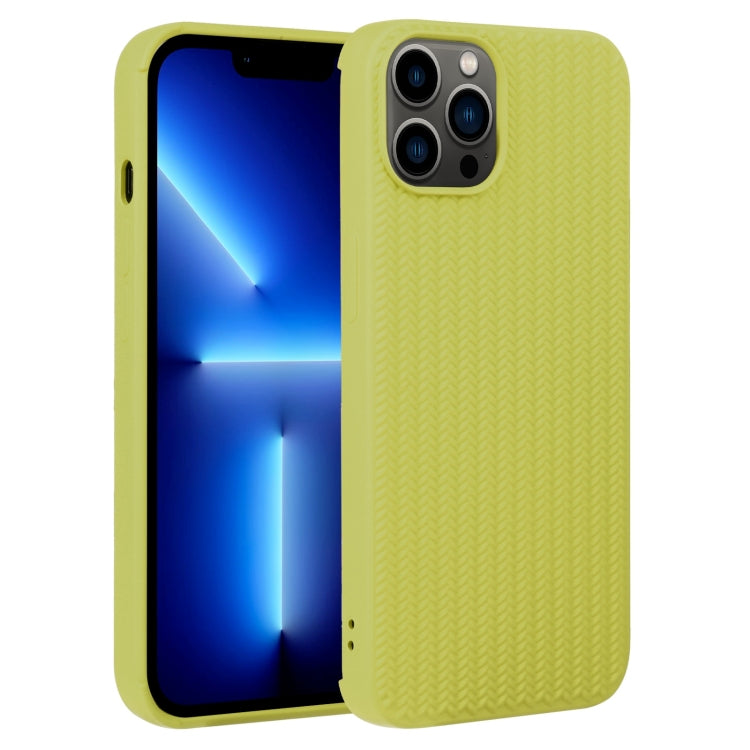 Weave Texture Silicone Phone Case, For iPhone 13, For iPhone 13 Pro