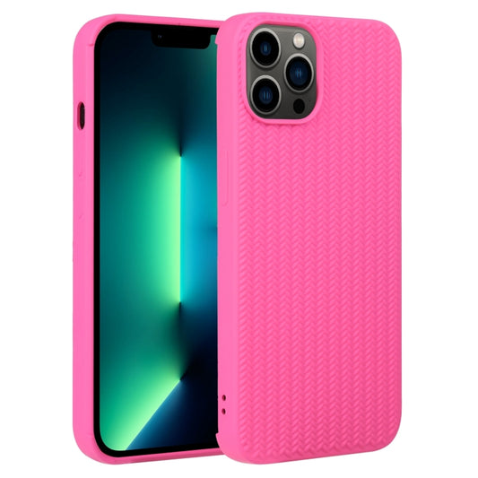 Weave Texture Silicone Phone Case, For iPhone 13 Pro Max, For iPhone 12