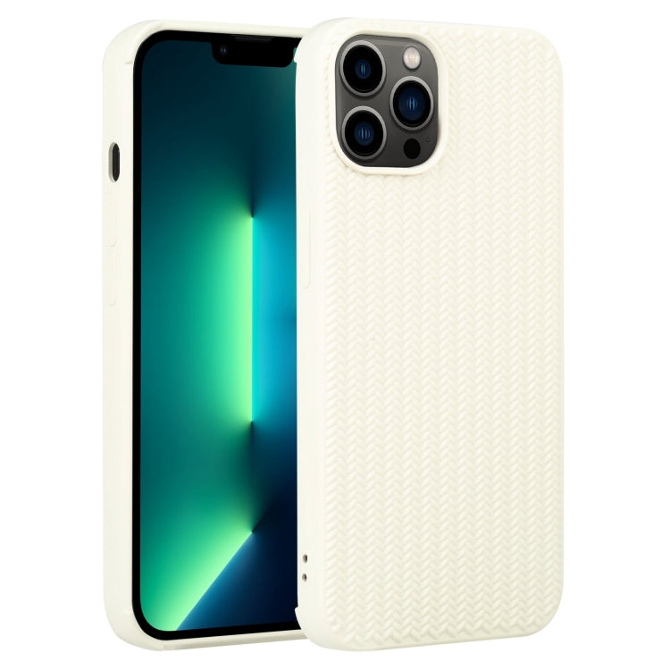 Weave Texture Silicone Phone Case, For iPhone 13 Pro Max, For iPhone 12