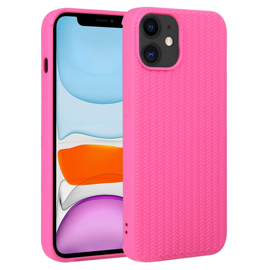 Weave Texture Silicone Phone Case, For iPhone 11, For iPhone 11 Pro Max