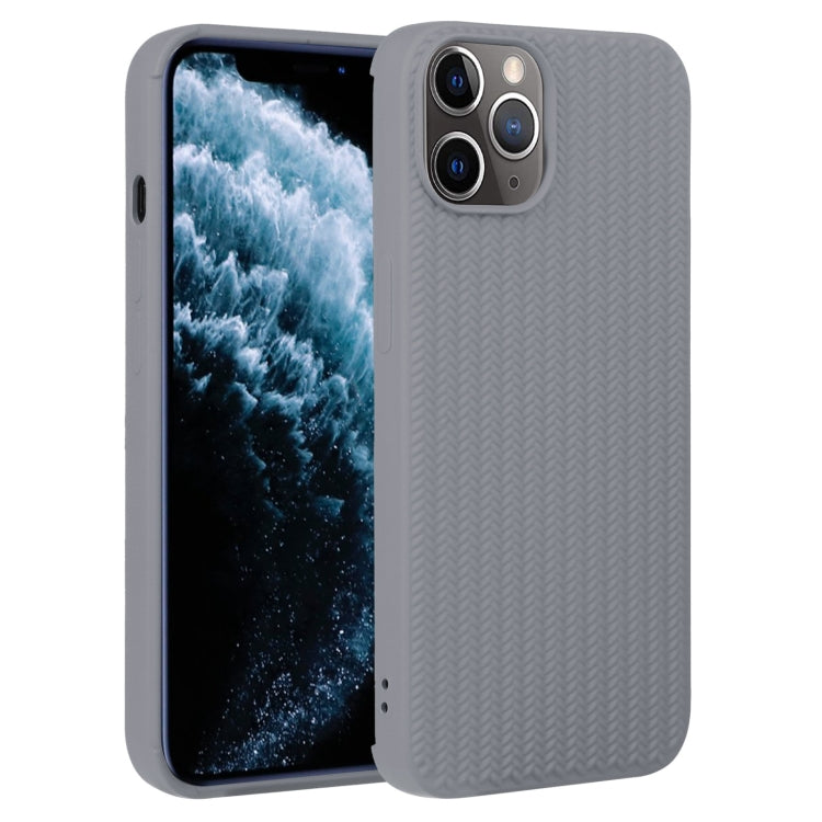 Weave Texture Silicone Phone Case, For iPhone 11, For iPhone 11 Pro Max
