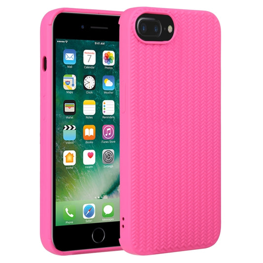 Weave Texture Silicone Phone Case, For iPhone 7 Plus / 8 Plus