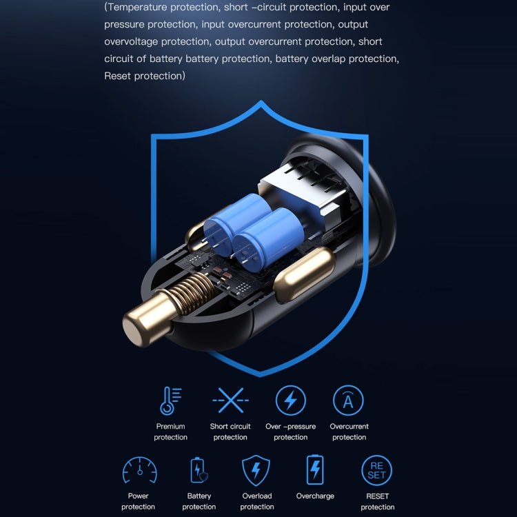 TOTUDESIGN 30W Car Fast Charging, USB-A + USB-C / Type-C, USB-C / Type-C + USB-C / Type-C, USB-A