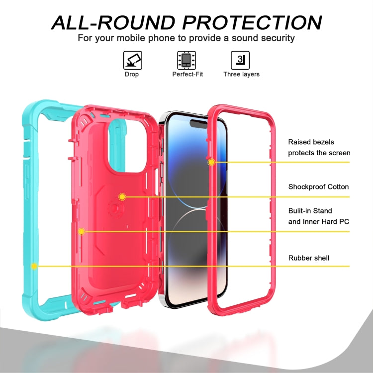 Two-color Ring Holder Phone Case, For iPhone 14 Pro Max, For iPhone 14 Pro