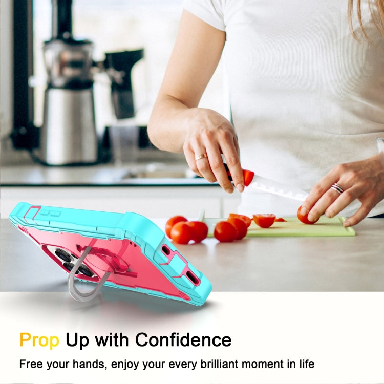 Two-color Ring Holder Phone Case, For iPhone 14 Pro Max, For iPhone 14 Pro