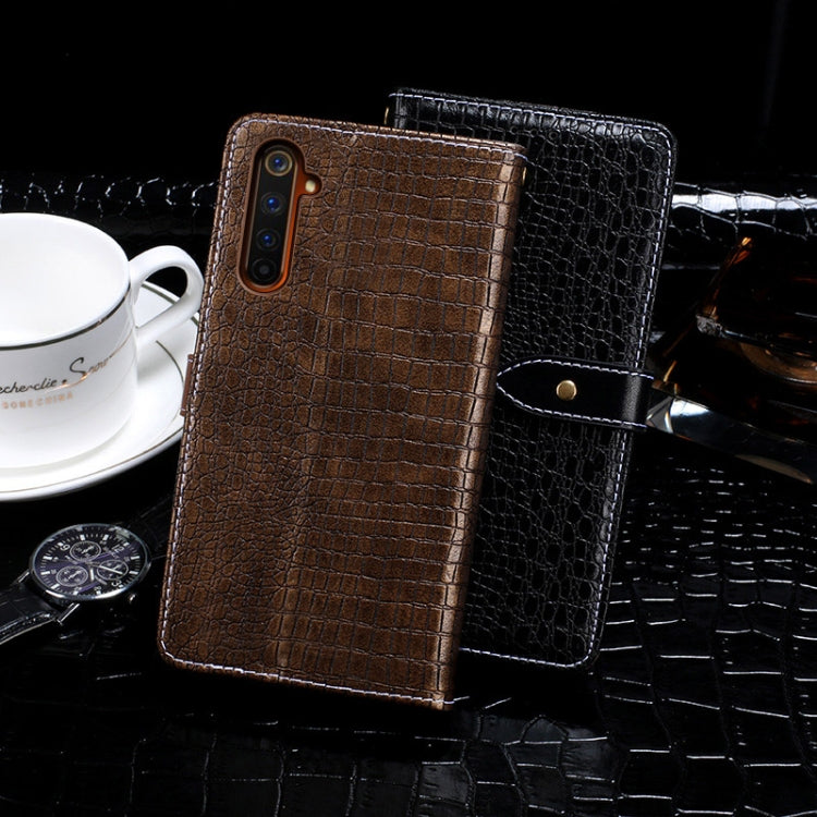 idewei Crocodile Texture Horizontal Flip Leather Case with Holder & Card Slots & Wallet, For OPPO Realme 6 Pro, For OPPO Realme C3, For OPPO Find X2 Pro, For OPPO Realme X50 Pro