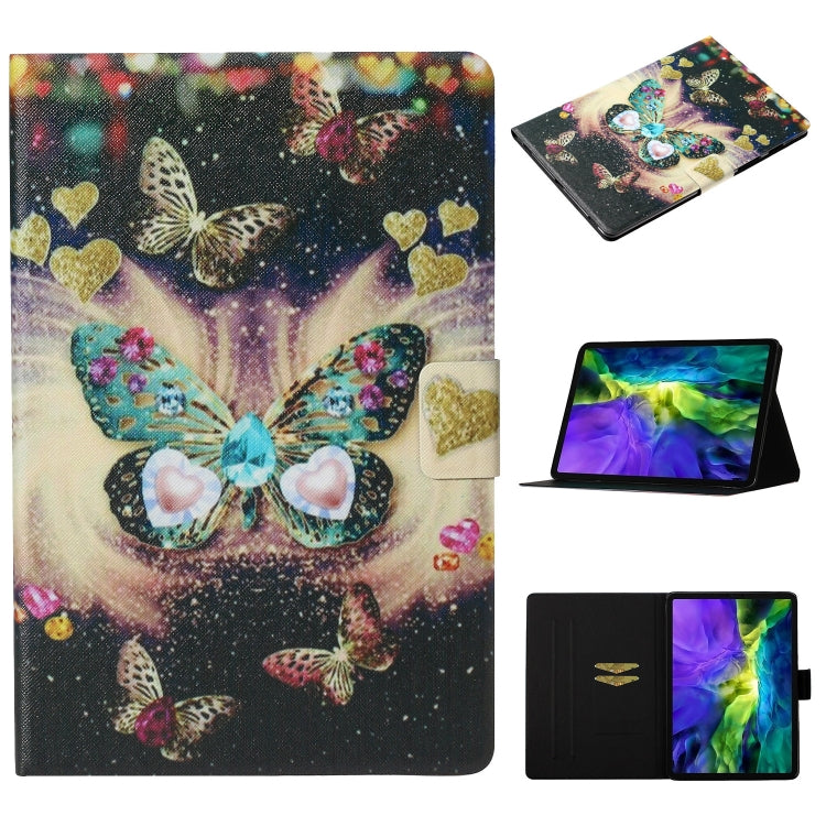 Coloured Drawing Pattern Horizontal Flip Leather Case with Holder & Card Slot & Sleep / Wake-up Function, For iPad Pro 11 (2020), For iPad mini 5 / 4 / 3 / 2 / 1, For iPad 10.2, For iPad Pro 10.5, For iPad Air / Air 2