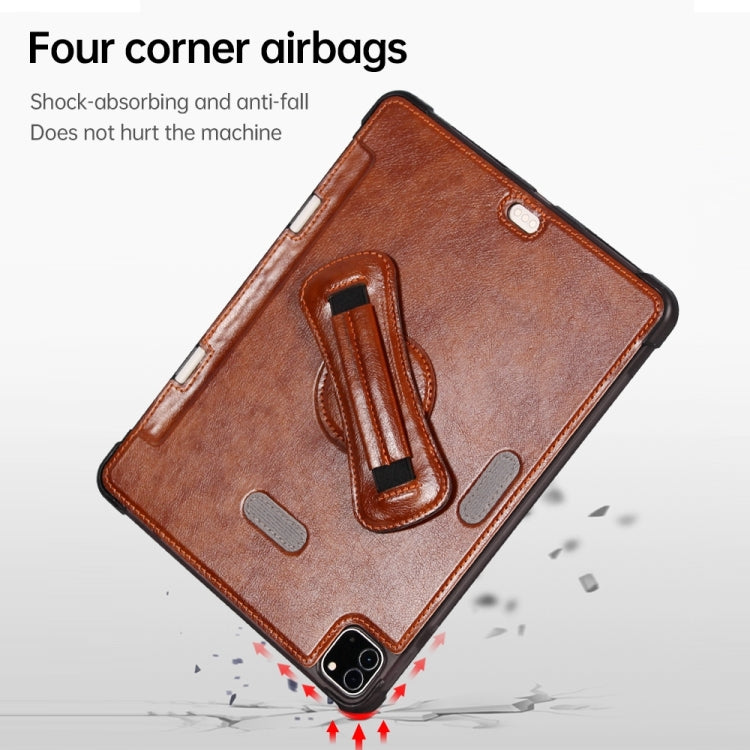 360 Degree Rotation Handheld Leather Back Tablet Case with Pencil Slot, For iPad 10.2 / Pro 10.5 / Air 3, For iPad Air / Air 2 / Pro 9.7 / 9.7 2017-2018, For iPad Air 11 2024 / Air 4 / Air 5