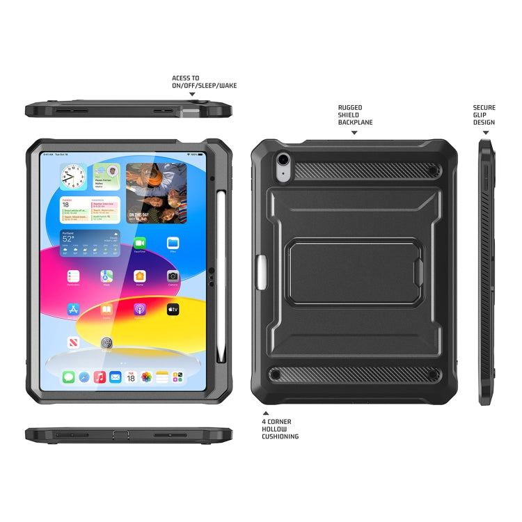 Explorer Tablet Protective Case with Screen Protector & Pen Slot, For iPad 10th Gen 10.9 2022, For iPad Air 4 2020/Air 5 2022 10.9, For iPad Pro 11 2022/2021/2020/2018