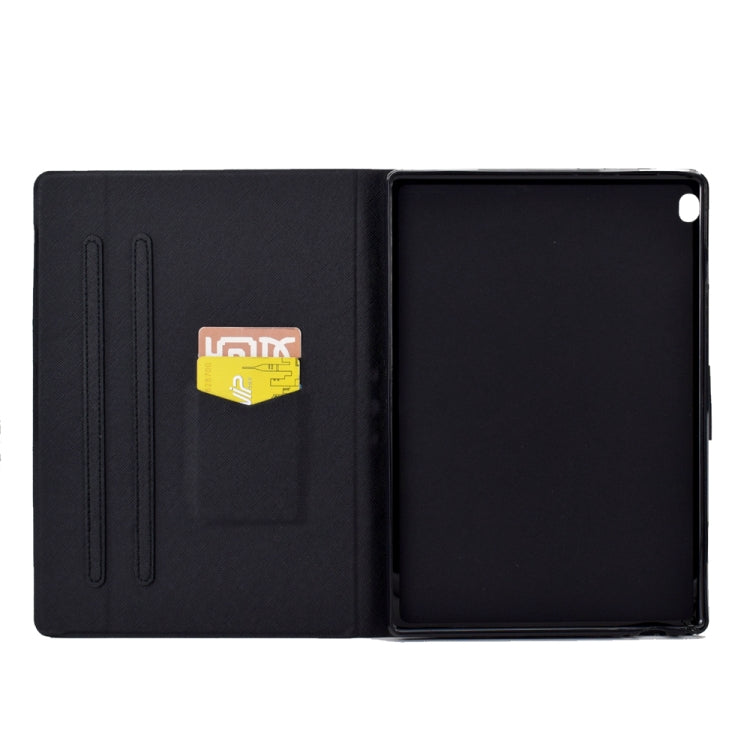 Electric Pressed TPU Smart Leather Tablet Case, For Lenovo Tab M10 FHD REL