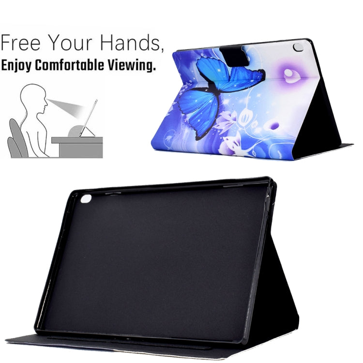 Electric Pressed TPU Smart Leather Tablet Case, For Lenovo Tab M10 FHD REL