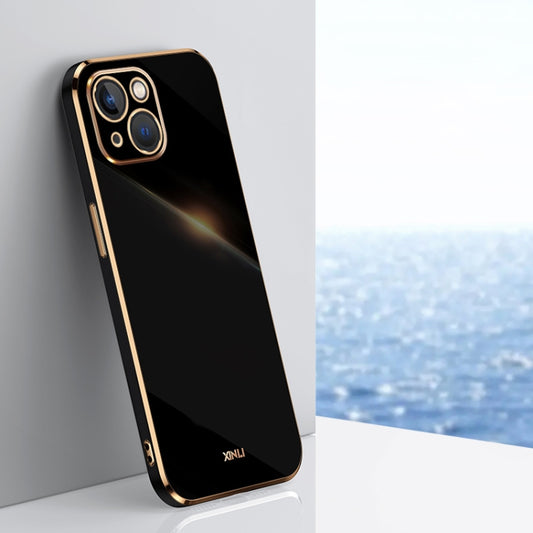 XINLI Straight Edge 6D Electroplate TPU Phone Case