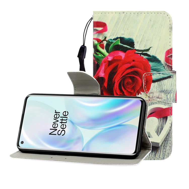Colored Drawing Horizontal Flip Leather Case with Holder & Card Slot & Wallet