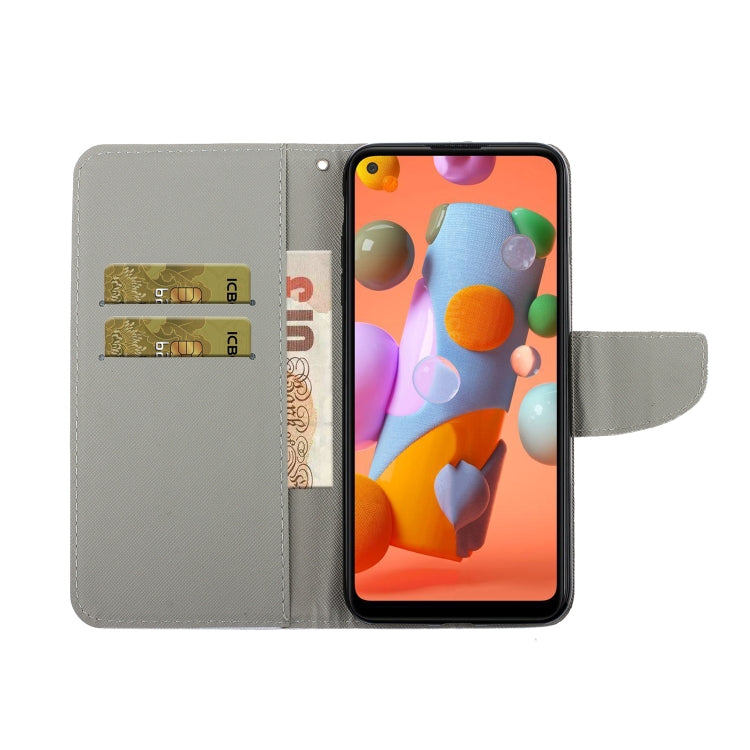 Colored Drawing Horizontal Flip Leather Case with Holder & Card Slot & Wallet, For Huawei Nova 5