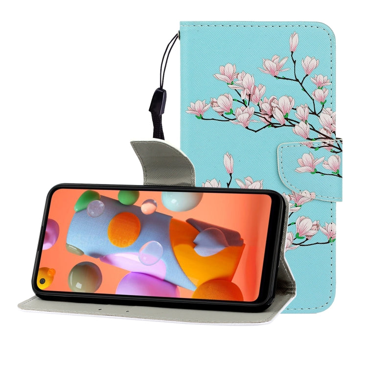 Colored Drawing Horizontal Flip Leather Case with Holder & Card Slot & Wallet, For Huawei Nova 5