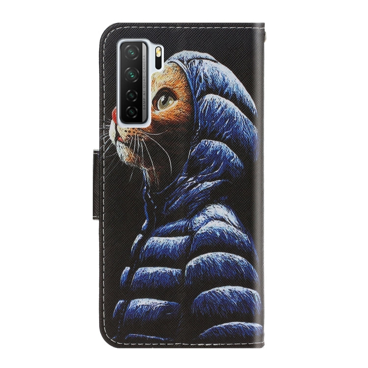 Colored Drawing Horizontal Flip Leather Case with Holder & Card Slot & Wallet
