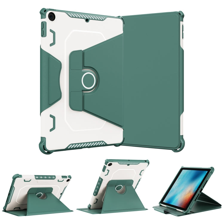 360 Degree Rotating Armored Smart Tablet Leather Case, For iPad 9.7 2018/2017 / Air 1/Air 2, For iPad 10.2 2021, For Samsung Galaxy Tab A8 10.5 2021