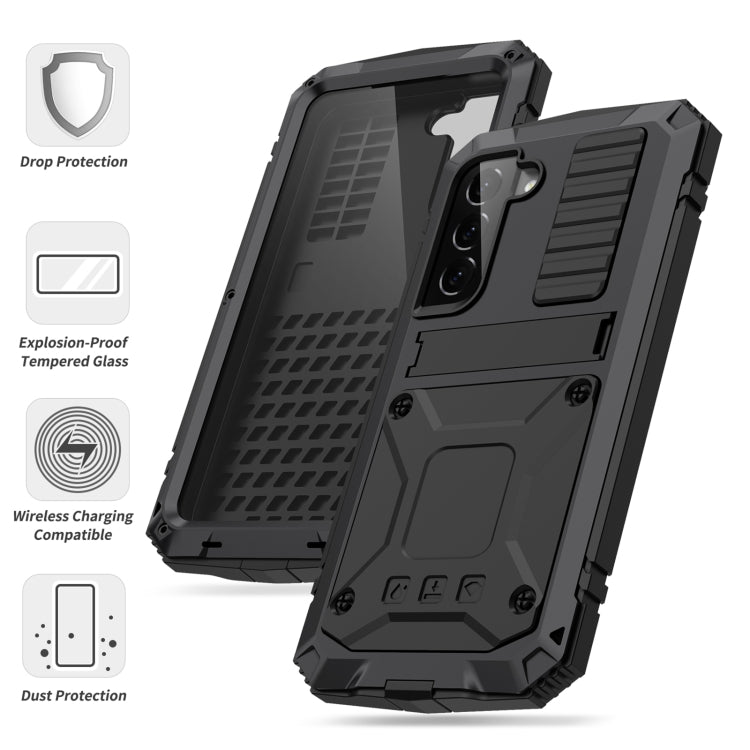 R-JUST Waterproof Dustproof Shockproof Phone Case, For Samsung Galaxy S23 5G, For Samsung Galaxy S23+ 5G, For Samsung Galaxy S23 Ultra 5G