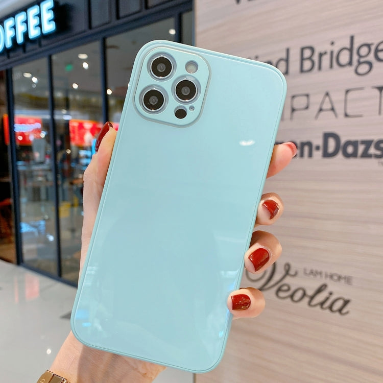 Solid Color Tempered Glass Phone Case, For iPhone 11 Pro Max, For iPhone 11 Pro