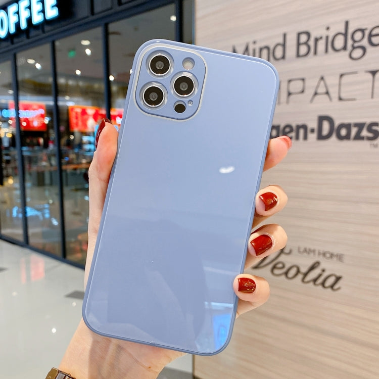 Solid Color Tempered Glass Phone Case, For iPhone 11 Pro Max, For iPhone 11 Pro