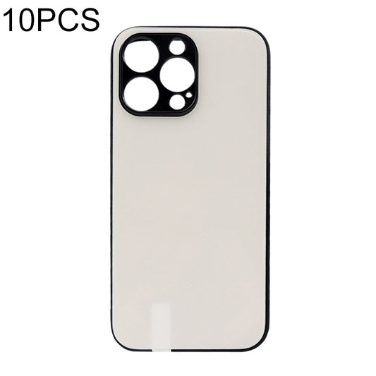 10pcs Thermal Transfer Glass Phone Case, For iPhone 14 Pro Max, For iPhone 14 Pro, For iPhone 14, For iPhone 14 Plus, For iPhone 13 Pro Max, For iPhone 13 Pro, For iPhone 13, For iPhone 13 mini