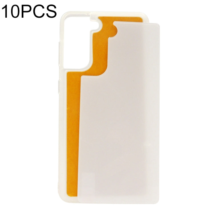 10pcs Thermal Transfer Glass Phone Case, For Samsung Galaxy S20+, For Samsung Galaxy S20 Ultra, For Samsung Galaxy S21 5G, For Samsung Galaxy S21+ 5G, For Samsung Galaxy S21 Ultra 5G, For Samsung Galaxy S22 5G, For Samsung Galaxy S22+ 5G���������������...