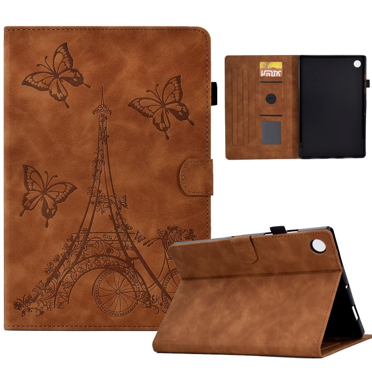 Tower Embossed Leather Smart Tablet Case, For Samsung Galaxy Tab A8 10.5 2021 X205, For iPad 10.2 2021/2020/2019 / 10.5 2019/2017, For iPad 10th Gen 10.9 2022, For iPad Air / Air 2 / 9.7 2017 / 9.7 2018, For iPad mini 5 / 4 / 3 / 2 / 1