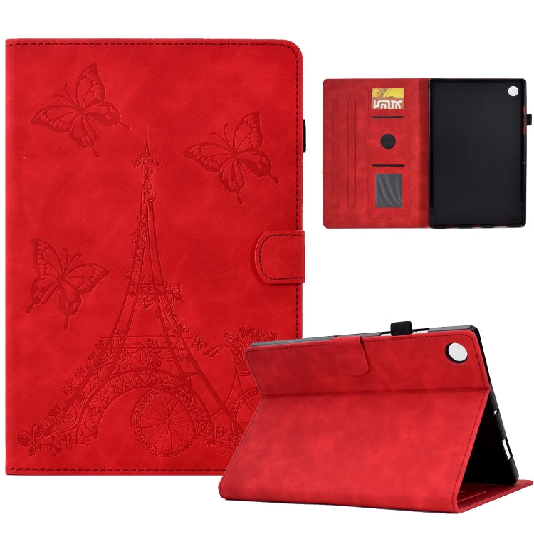 Tower Embossed Leather Smart Tablet Case, For Samsung Galaxy Tab A8 10.5 2021 X205, For iPad 10.2 2021/2020/2019 / 10.5 2019/2017, For iPad 10th Gen 10.9 2022, For iPad Air / Air 2 / 9.7 2017 / 9.7 2018, For iPad mini 5 / 4 / 3 / 2 / 1